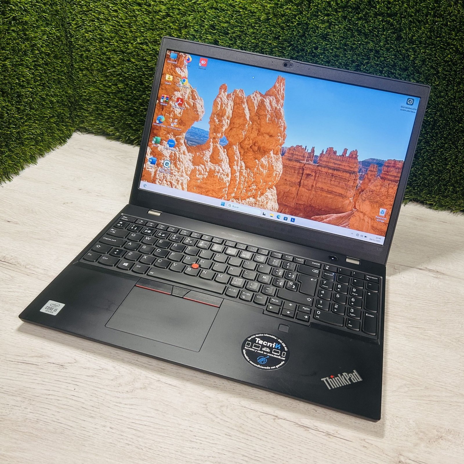 LENOVO THINKPAD L15 G1 15.6″ i5 16GB 512GB - Imagen 2