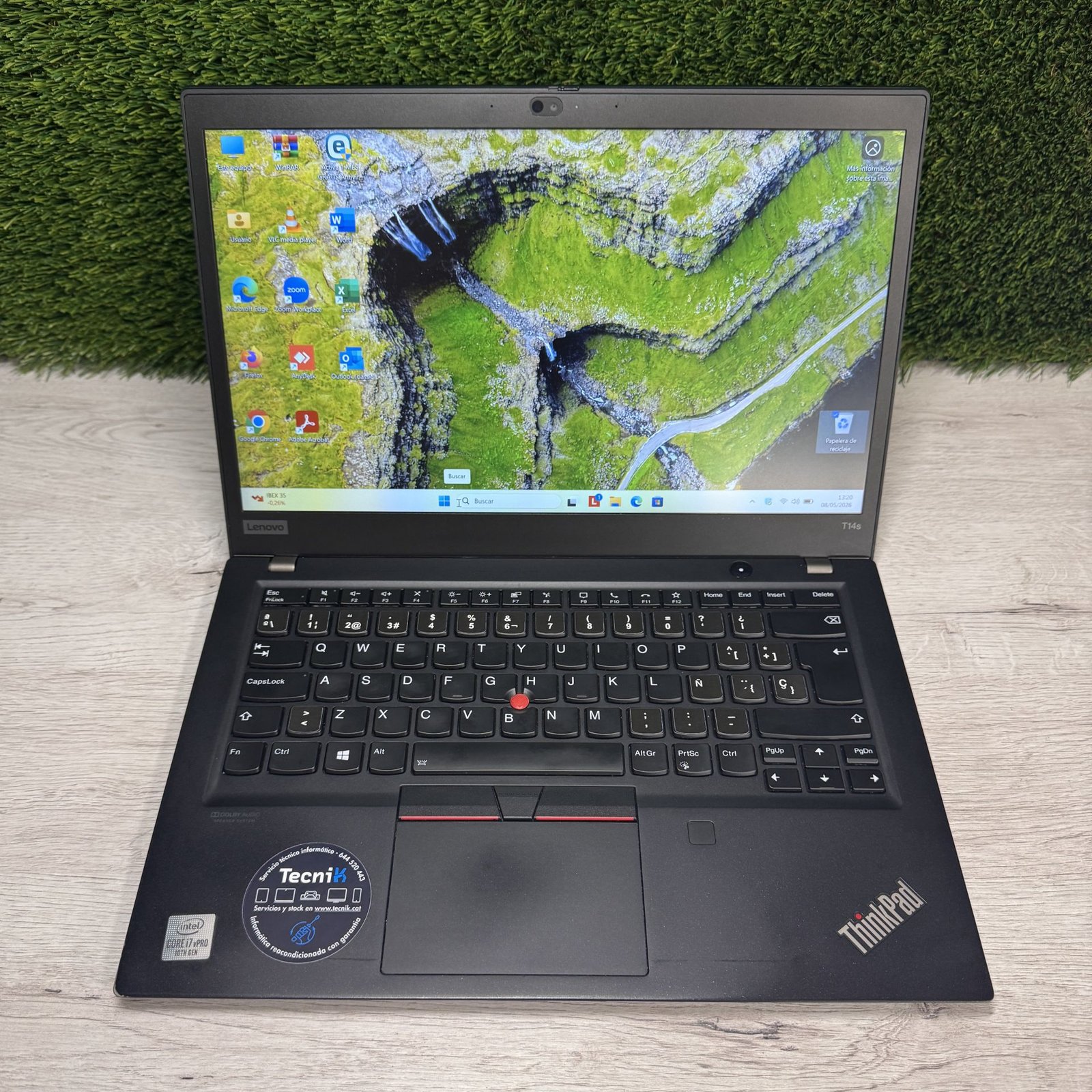 LENOVO THINKPAD T14s G1 14″ táctil i7 32GB 512GB SSD - Imagen 2