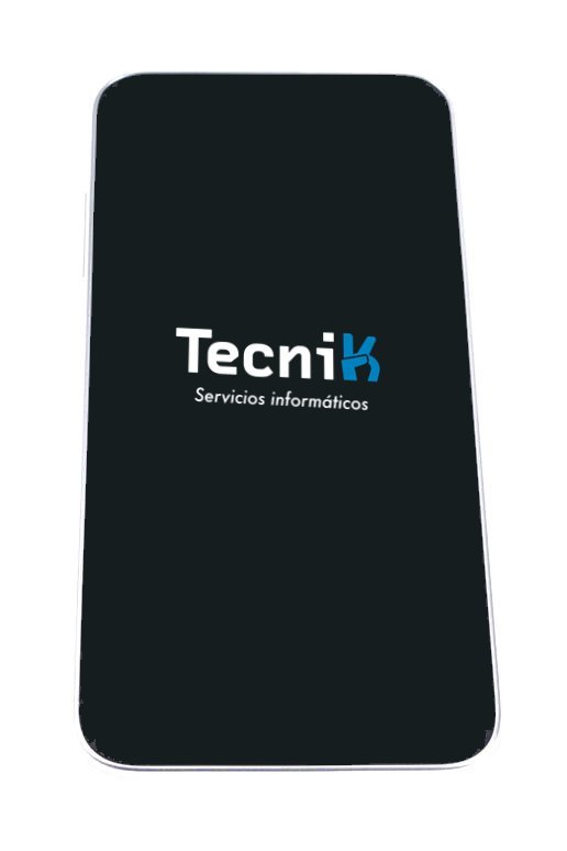 Smartphone con el logo de Tecnik: reparación de móviles de otras marcas en Reus